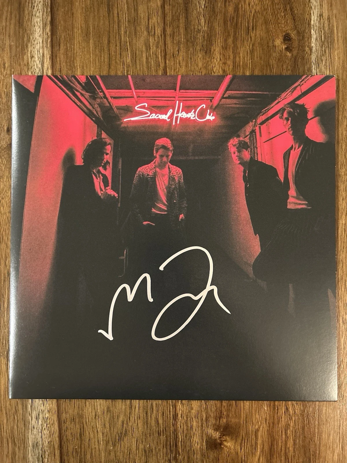 Mark Foster ‘Foster The People’ Signed Vinyl Album ‘Sacred Hearts Club’ Beckett