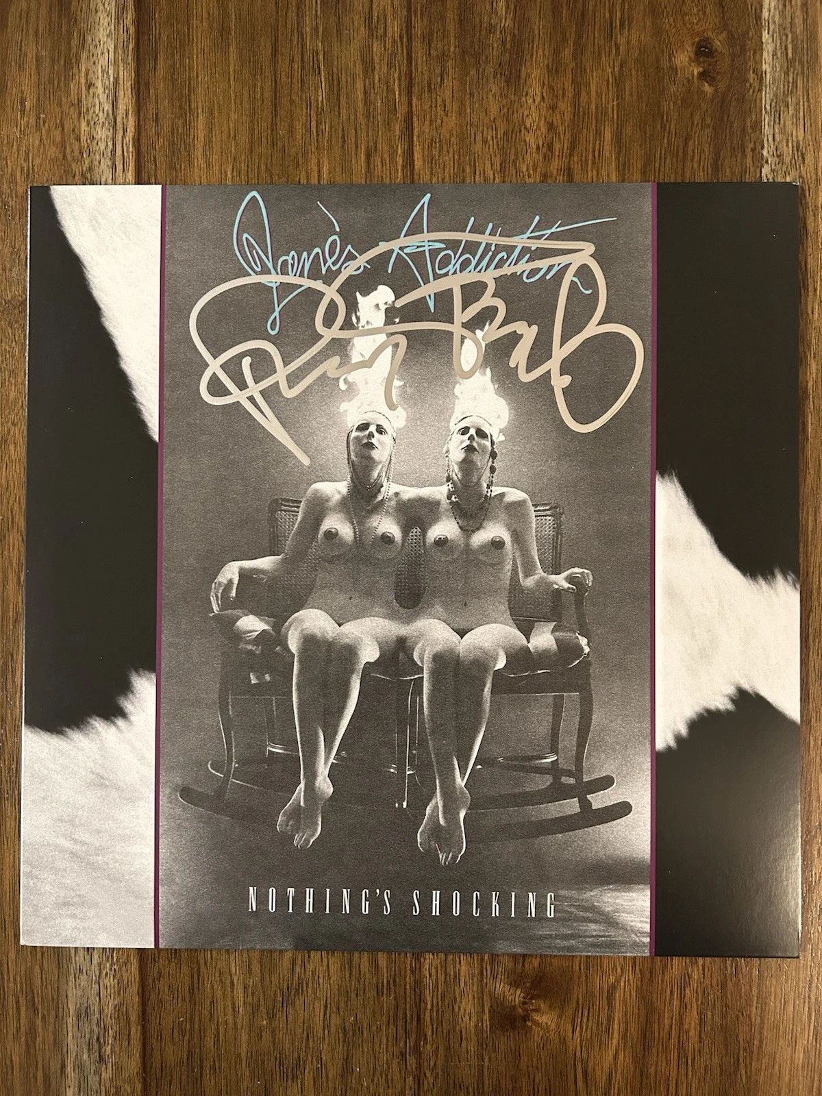 Perry Farrell ‘Jane's Addiction’ Signed Vinyl Album ‘Nothing’s Shocking’ Beckett