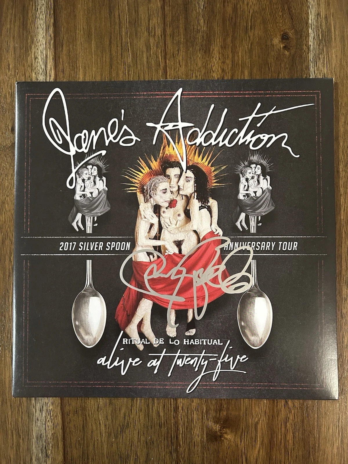 Perry Farrell Jane's Addiction Signed Vinyl Album Ritual De Lo Habitual Beckett