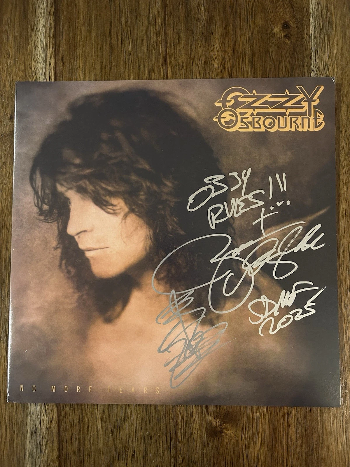 Zakk Wylde ‘Ozzy Osbourne’ Guitarist Signed ‘No More Tears’ Vinyl Album Beckett