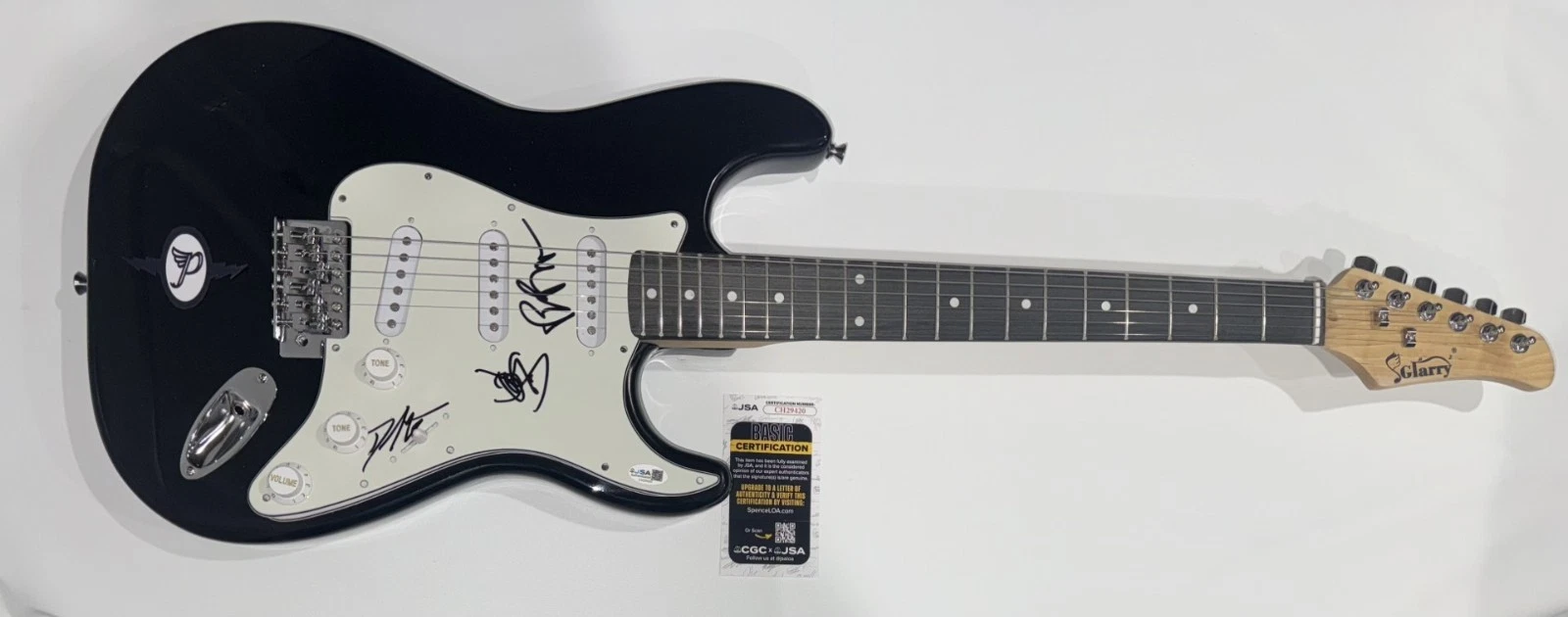 THE PIXIES SIGNED BLACK ELECTRIC GUITAR BLACK FRANCIS JOEY DAVID 3X JSA COA