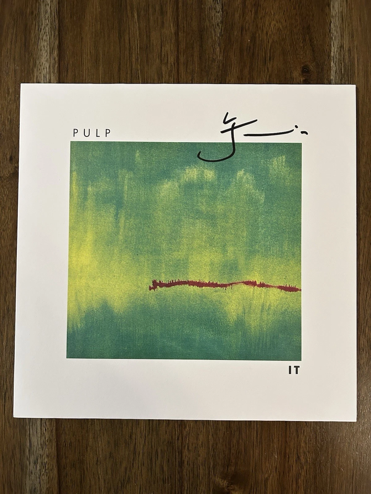 Jarvis Cocker ‘Pulp’ Band Signed Vinyl Album ‘IT’ Beckett Certified