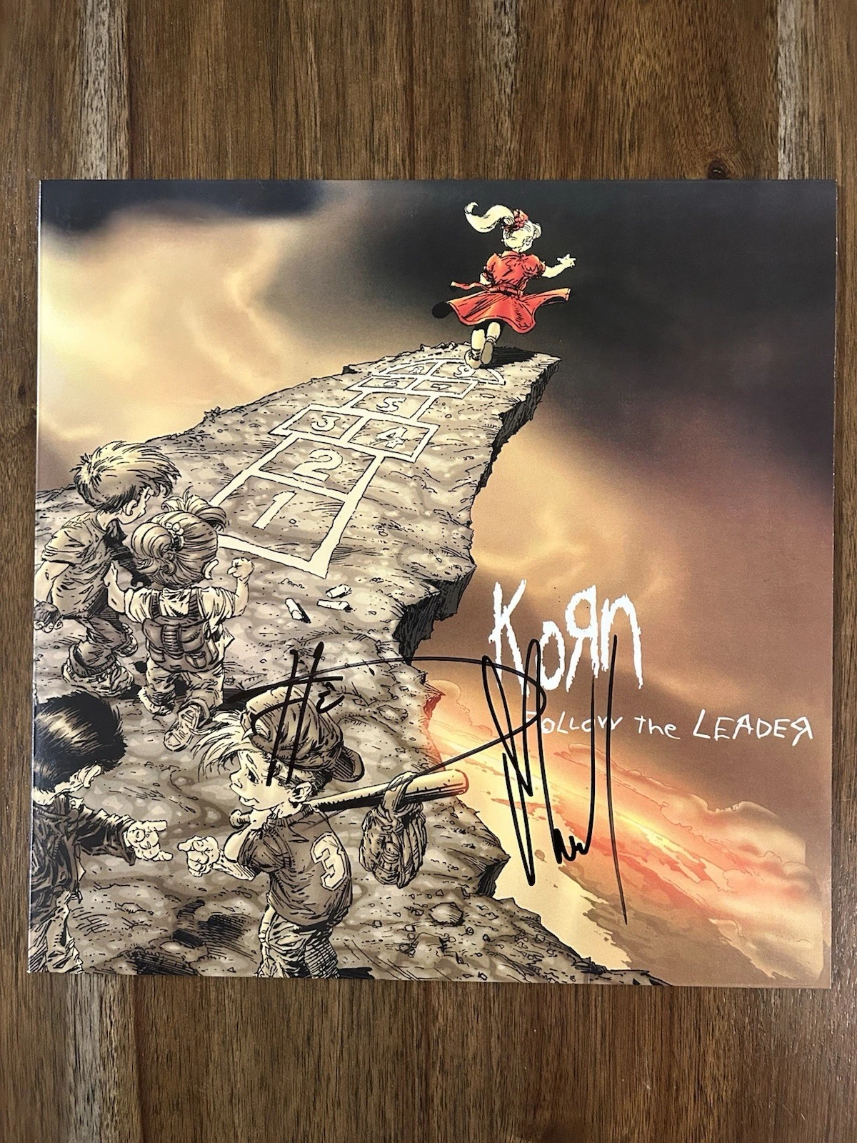 James Munky Shaffer & Head Korn Signed Vinyl Album ‘Follow The Leader’ Beckett