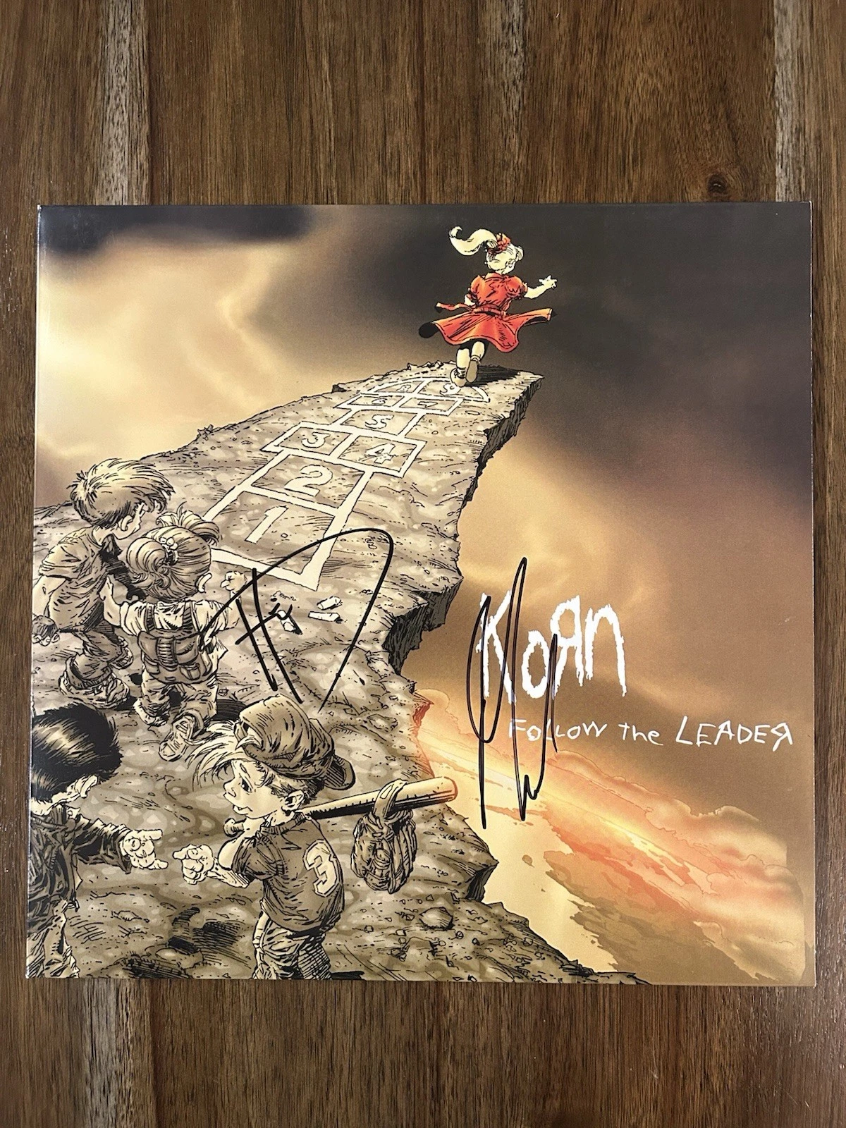 James Munky Shaffer & Head Korn Signed Vinyl Album ‘Follow The Leader’ Beckett