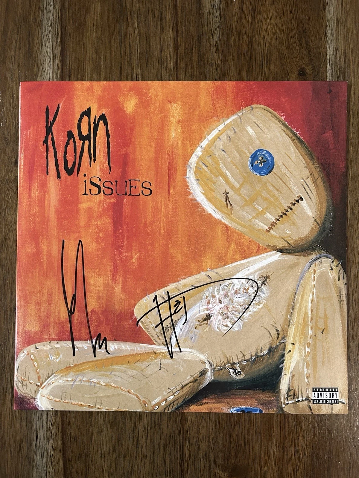 James Munky Shaffer & Brian Head Welch Korn Signed Vinyl Album ‘Issues’ Beckett