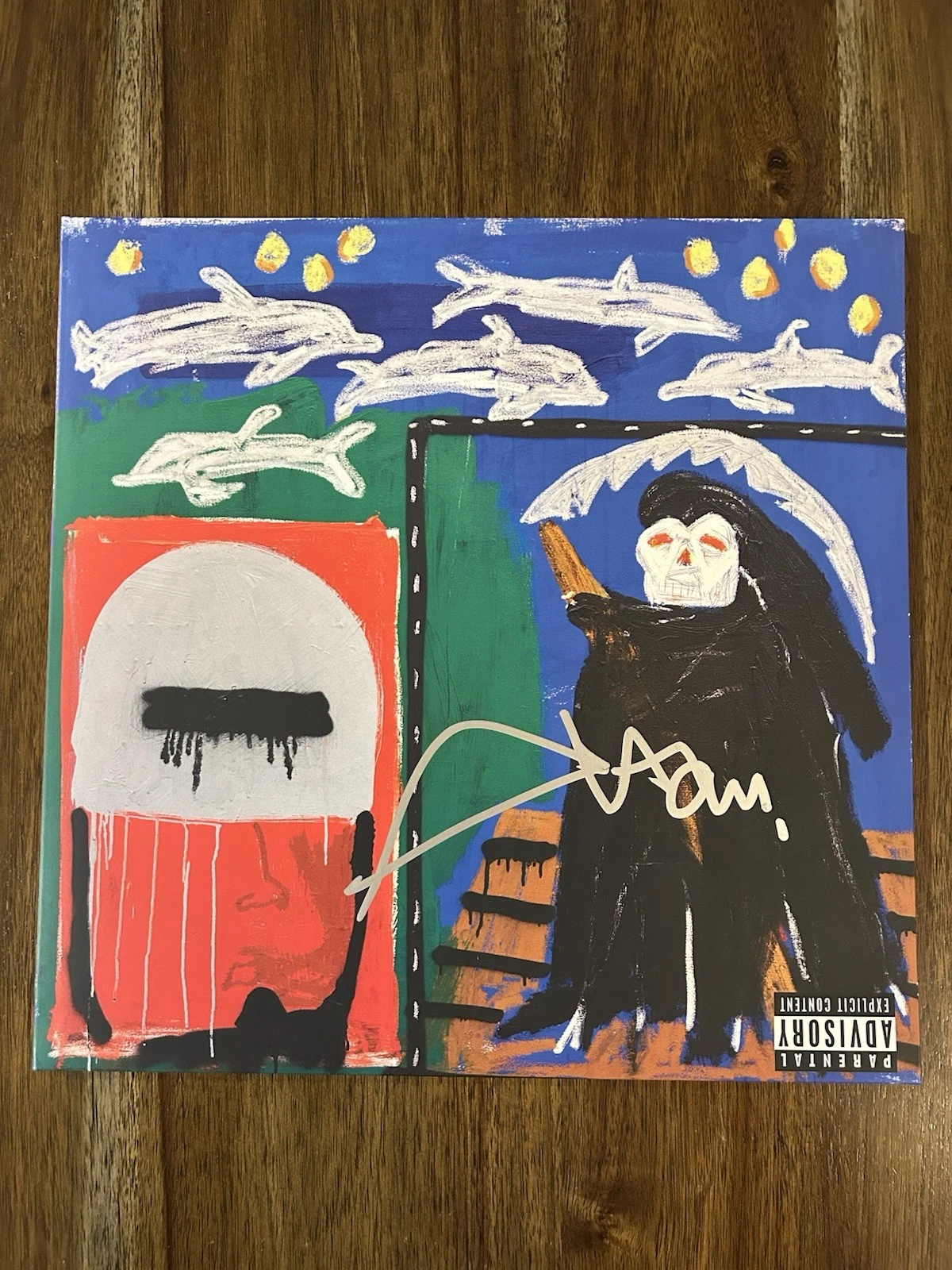 ‘ACTION BRONSON’ SIGNED VINYL ALBUM ‘ONLY FOR DOLPHINS’ BECKETT CERTIFIED COLLECTIBLE MEMORABILIA