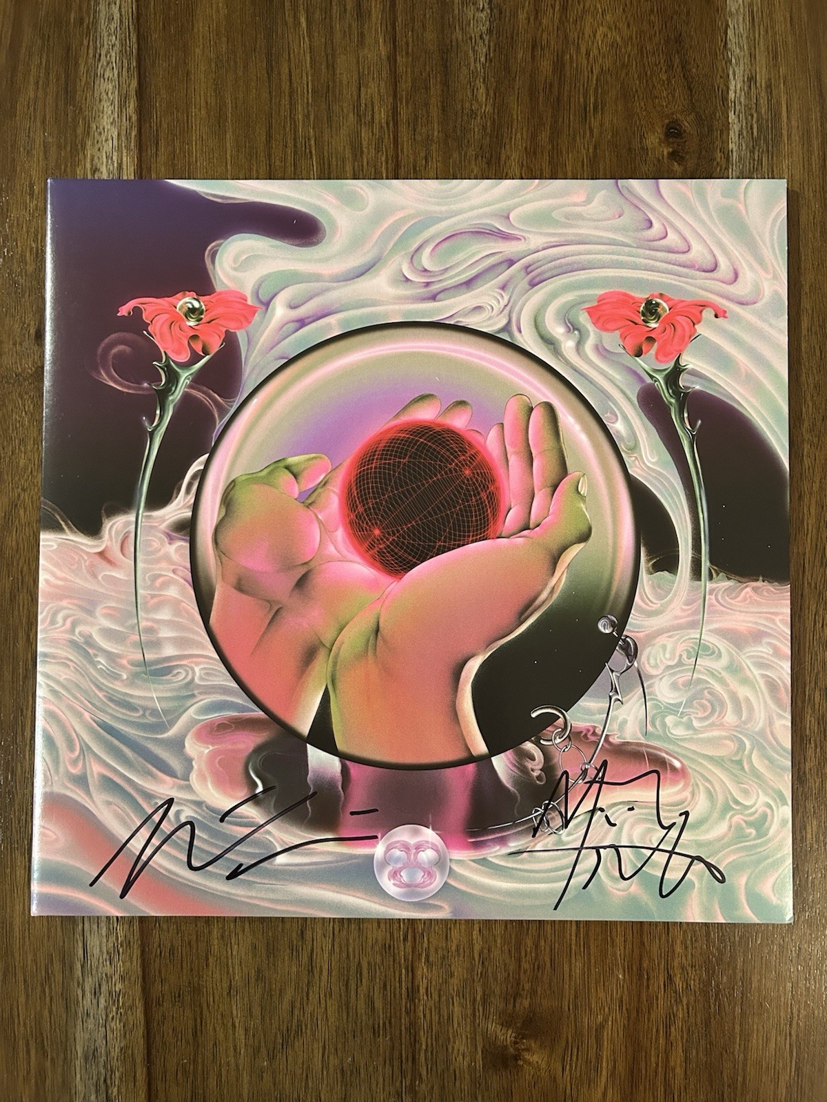 ‘Magdalena Bay’ Band Mica & Matt Signed Vinyl Album ‘Mercurial World’ Beckett