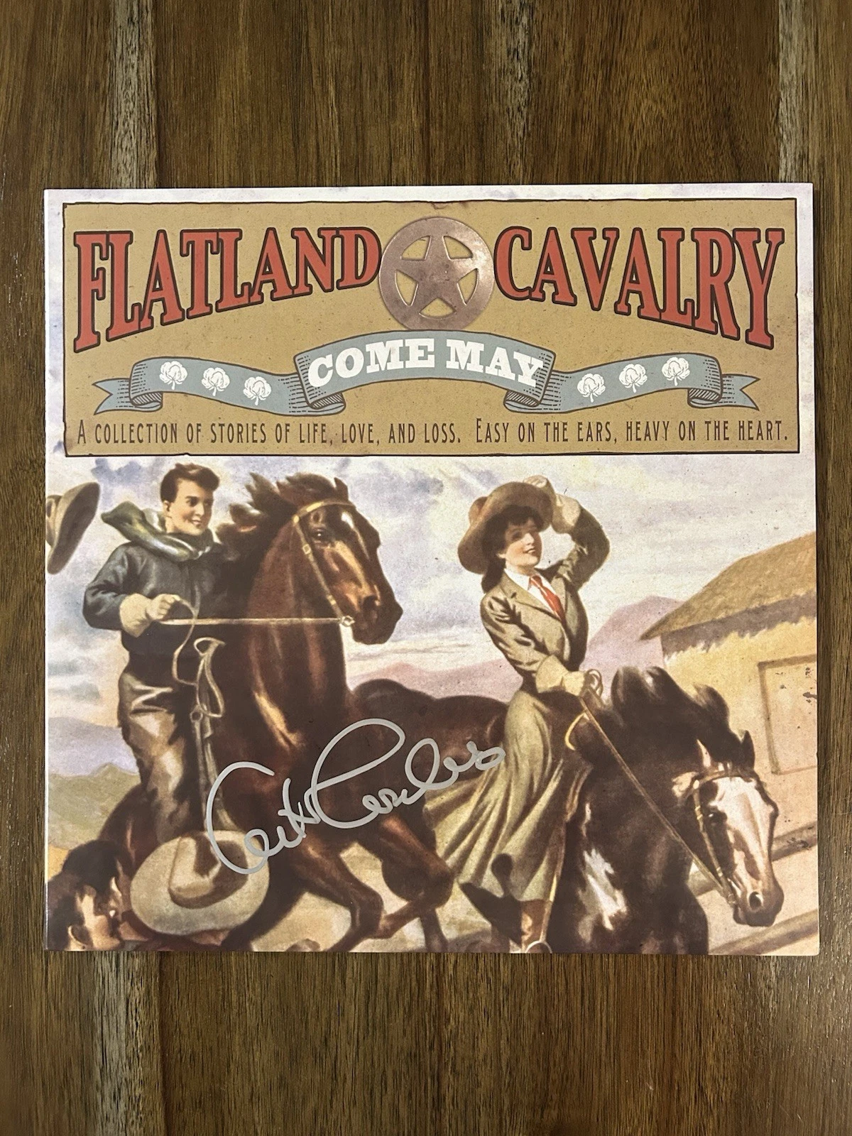 Cleto Cordero ‘Flatland Calvary’ Band Signed Vinyl Album ‘Come May’ Beckett