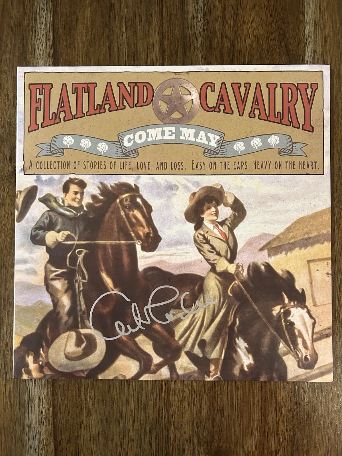 Cleto Cordero ‘Flatland Calvary’ Band Signed Vinyl Album ‘Come May’ Beckett