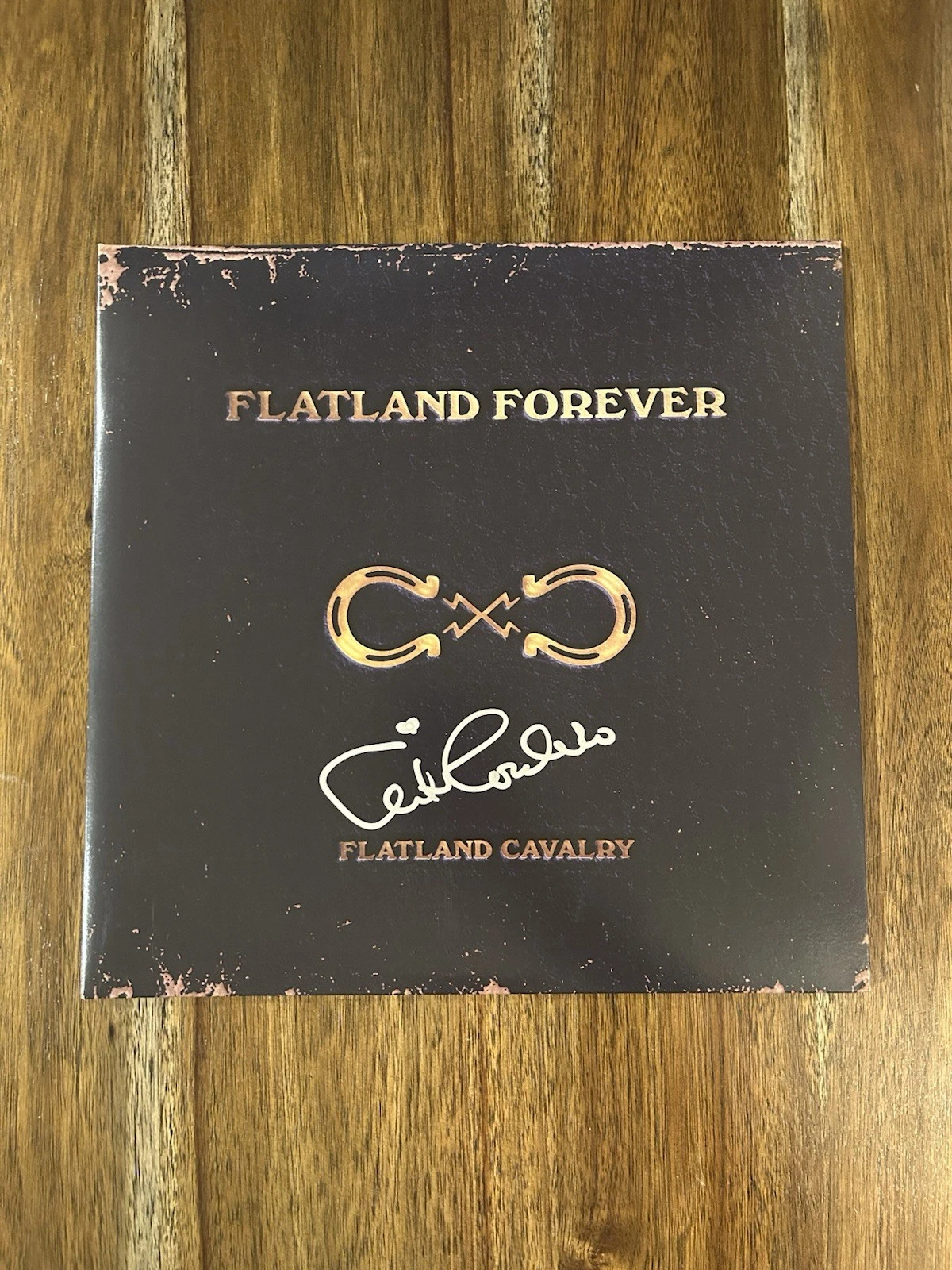 Cleto Cordero ‘Flatland Calvary’ Band Signed Vinyl Album Flatland Forever Becket