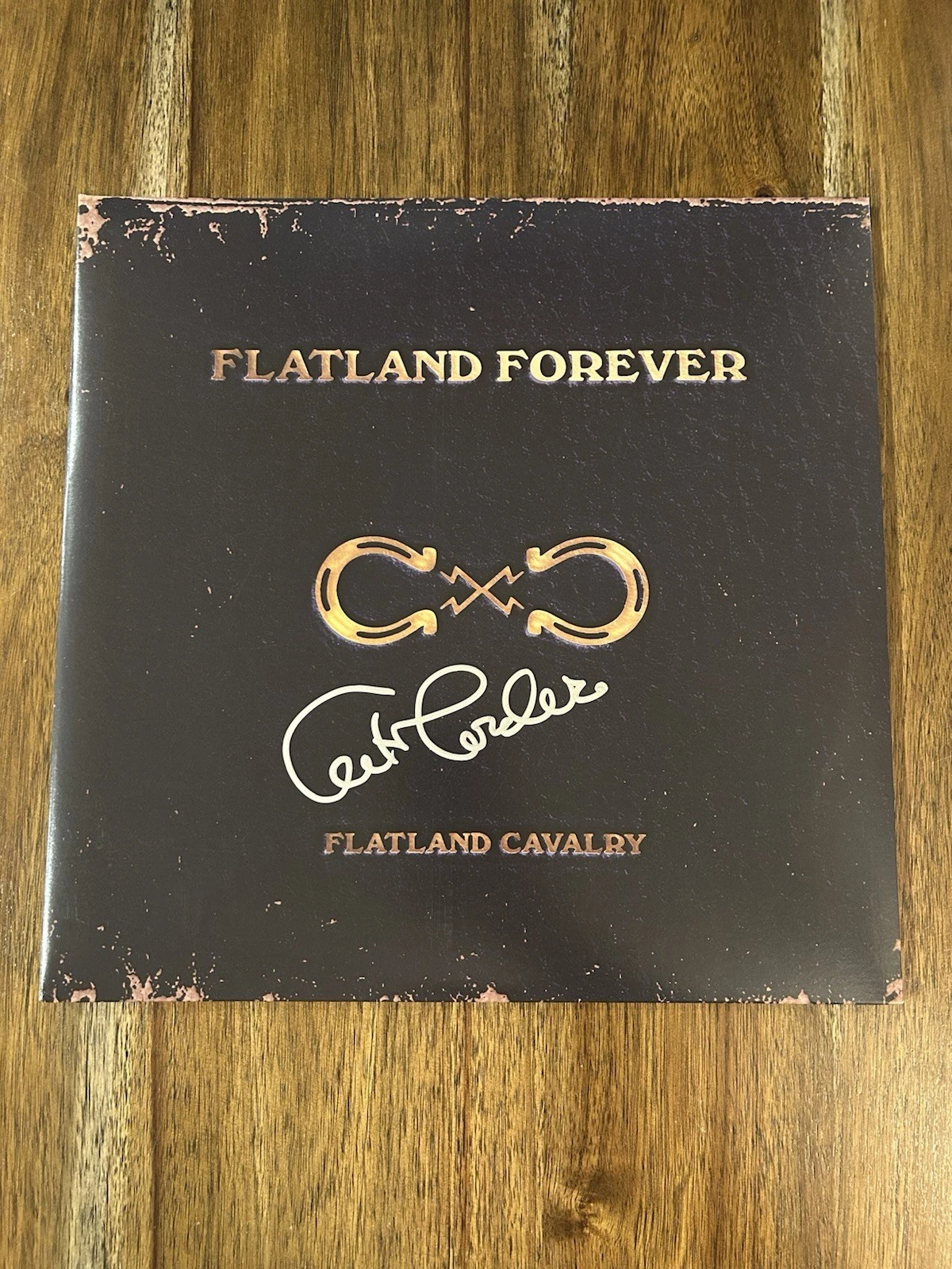 Cleto Cordero ‘Flatland Calvary’ Band Signed Vinyl Album Flatland Forever Becket