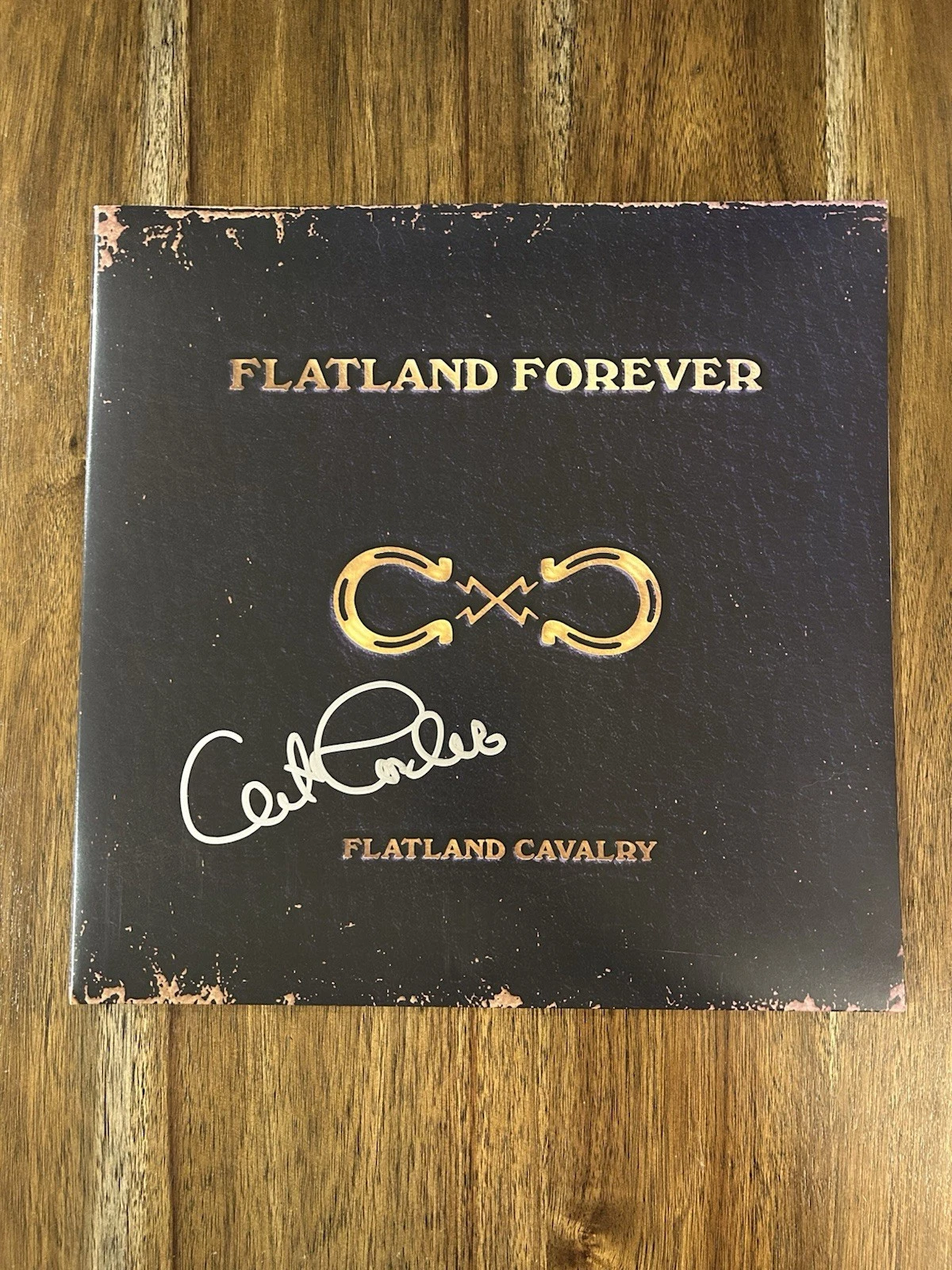 Cleto Cordero ‘Flatland Calvary’ Band Signed Vinyl Album Flatland Forever Becket