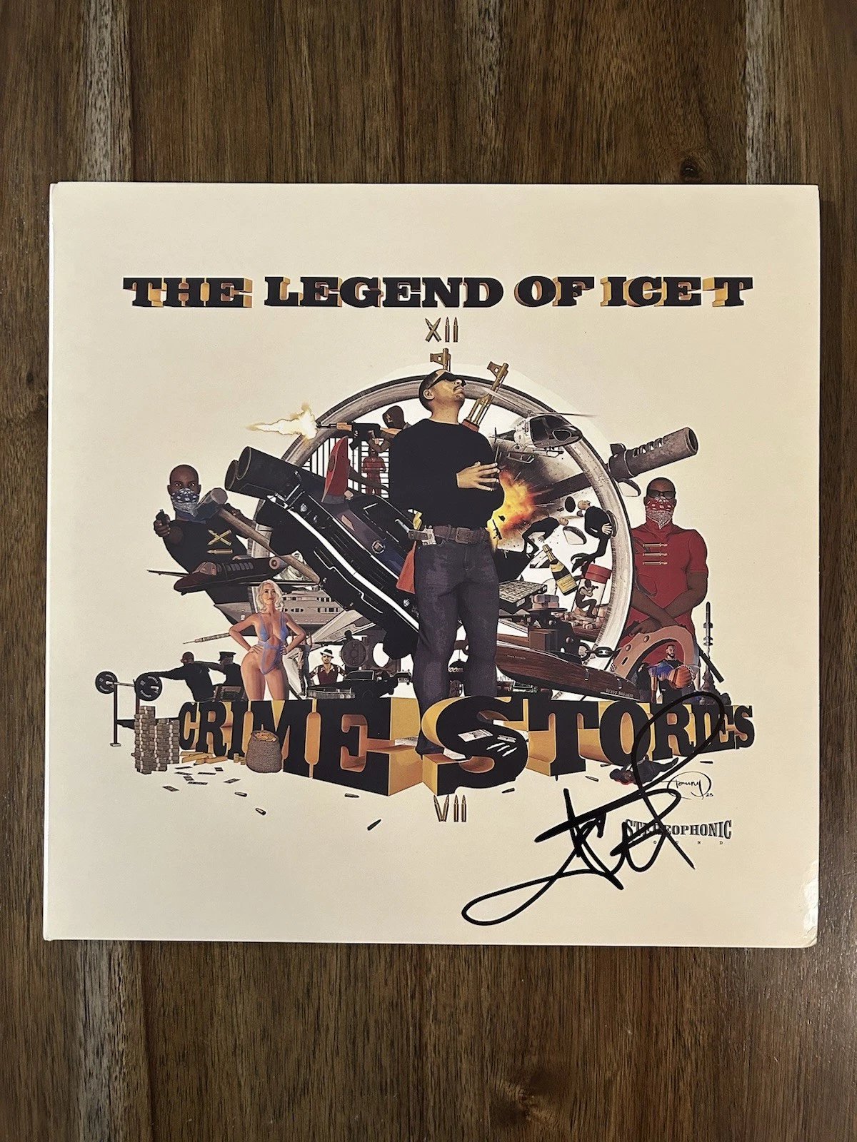 Ice-T ‘Body Count’ Signed ‘Crime Stories’ Vinyl Album Beckett Certified