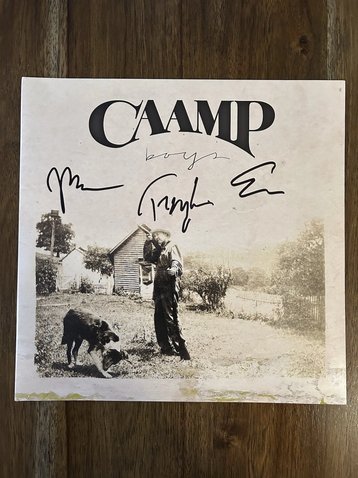 ‘CAAMP’ BAND SIGNED VINYL ALBUM ‘BOYS’ TAYLOR MEIER +2 COLLECTIBLE MEMORABILIA