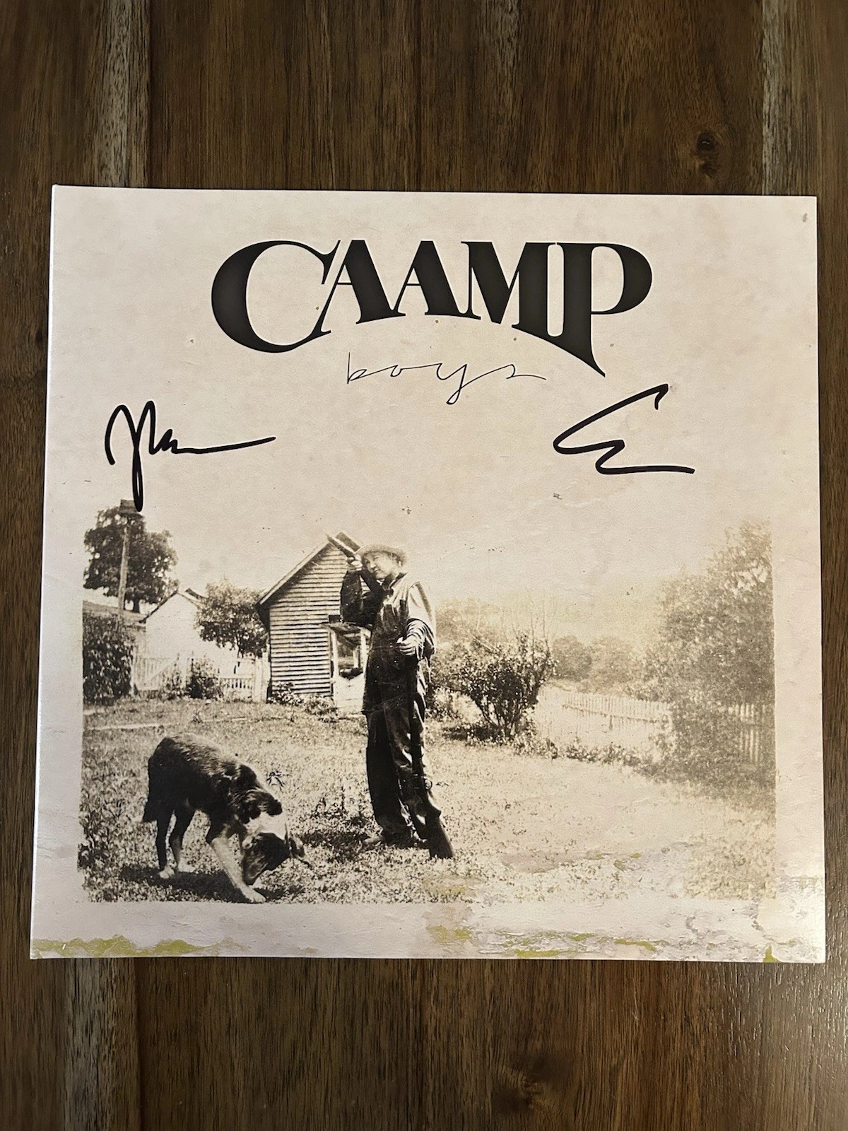 ‘Caamp’ Band Signed Vinyl Album ‘Boys’ Evan & Matt