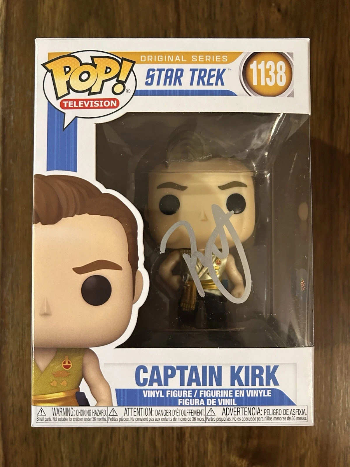 Paul Wesley ‘Star Trek’ Signed Funko Pop ‘Captain Kirk’ Beckett Certified