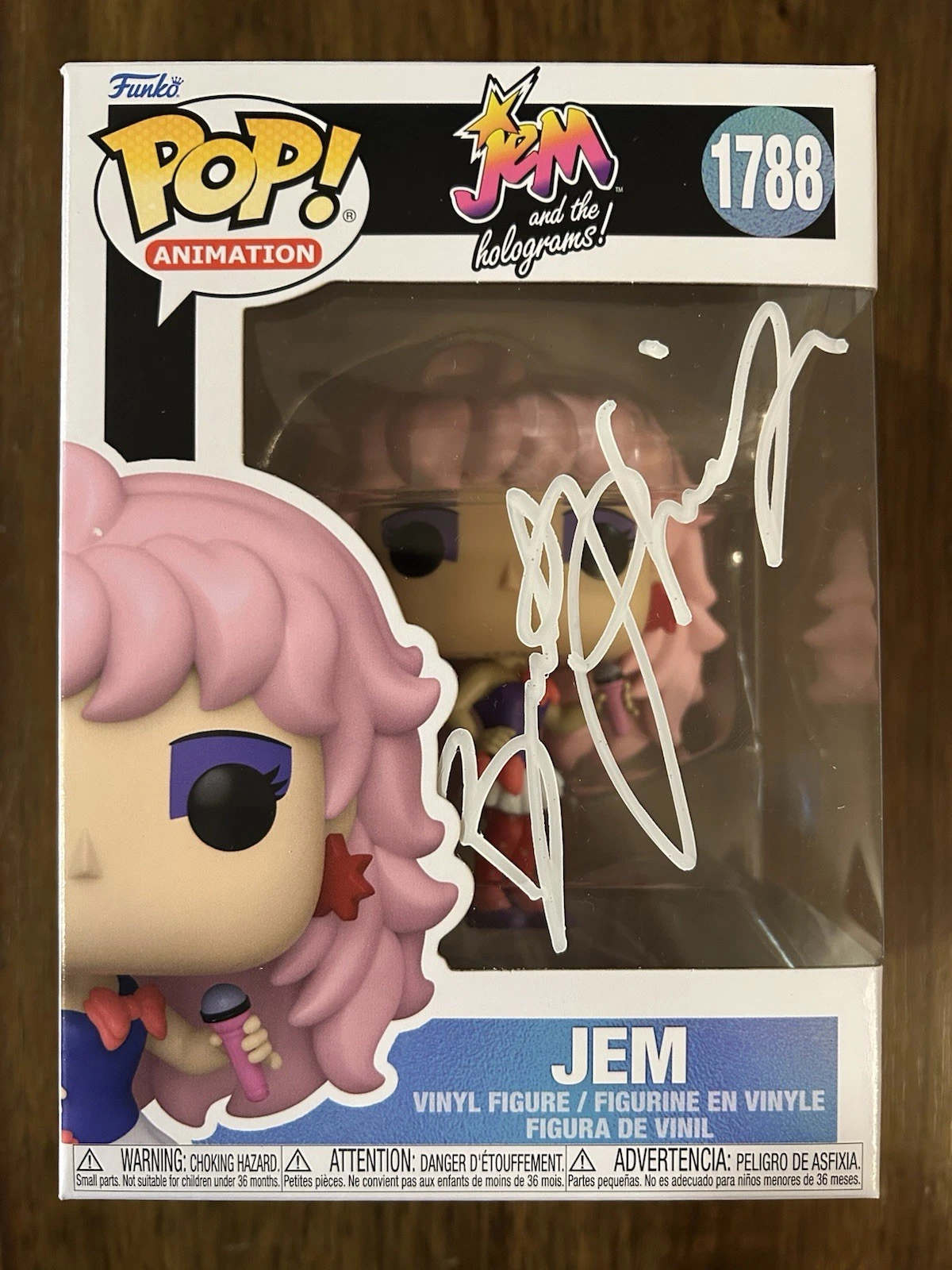 Britta Phillips 'Jem’ Signed Funko Pop Figure Beckett COA