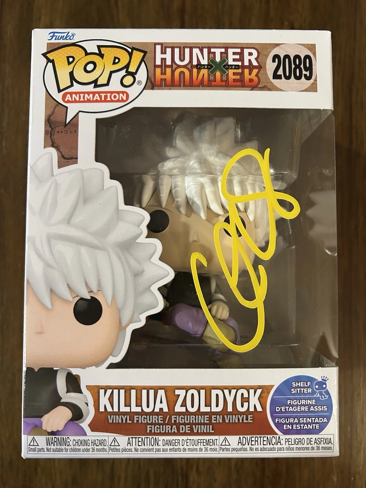 Cristina Vee ‘Hunter X Hunter’ Signed Funko Pop Killua Zoldyck Beckett Certified