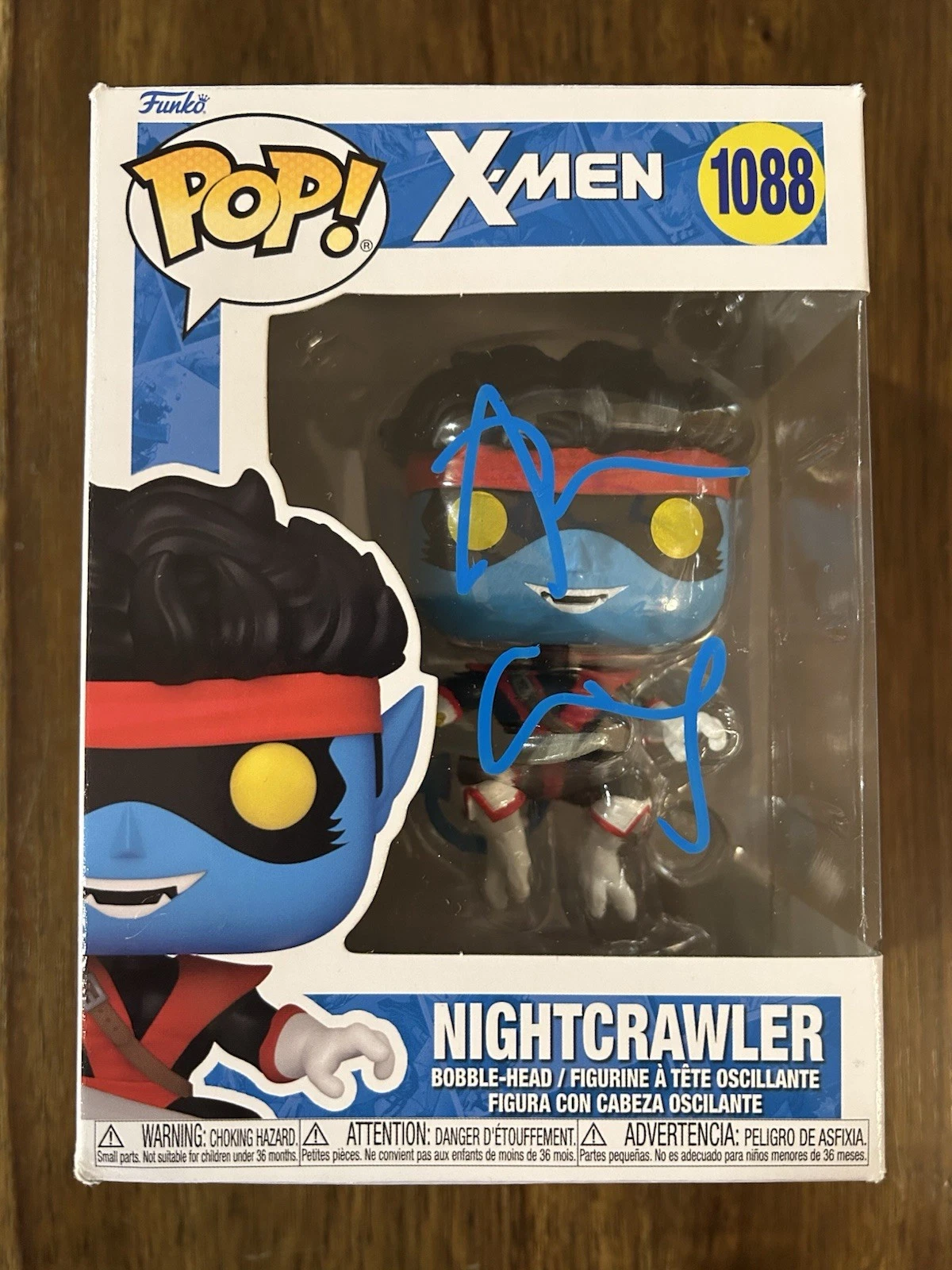 Alan Cumming ‘Nightcrawler’ Signed Funko Pop X-Men Marvel Beckett