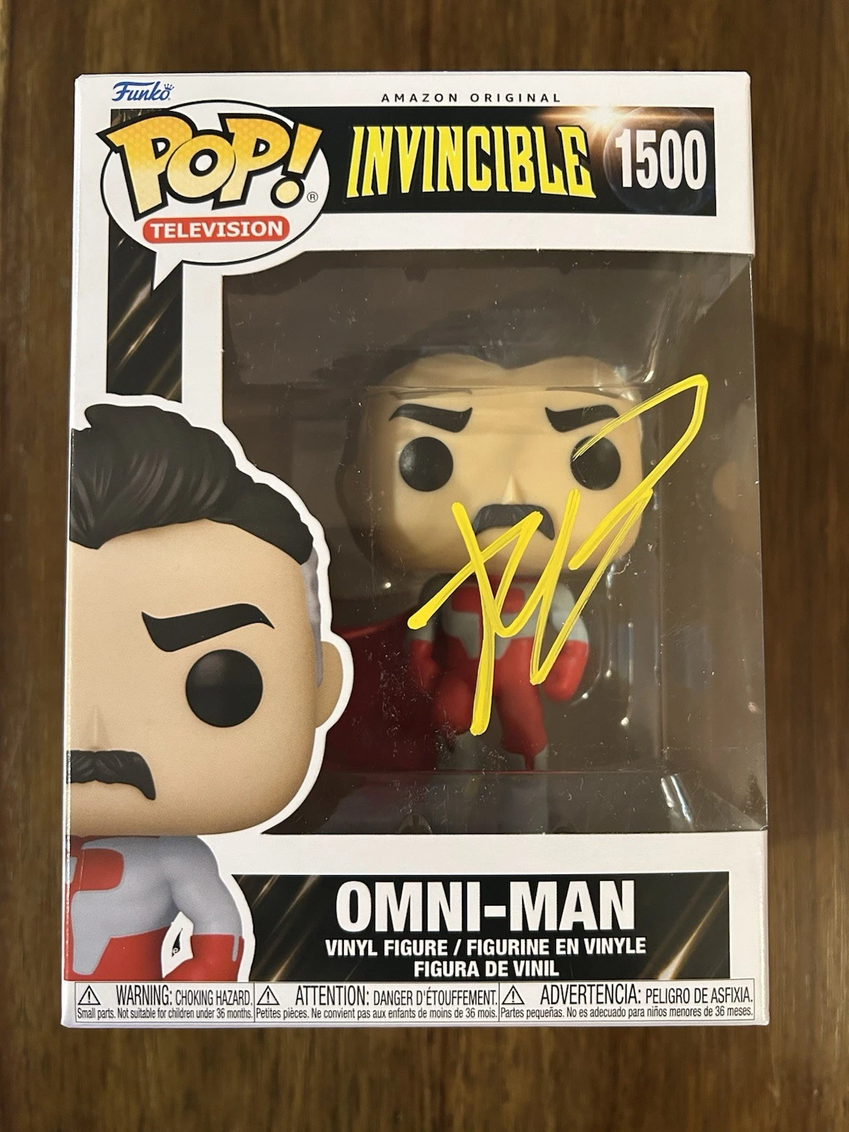 Robert Kirkman ‘Invincible’ Creator Signed Funko Pop ‘Omni-Man’ Beckett