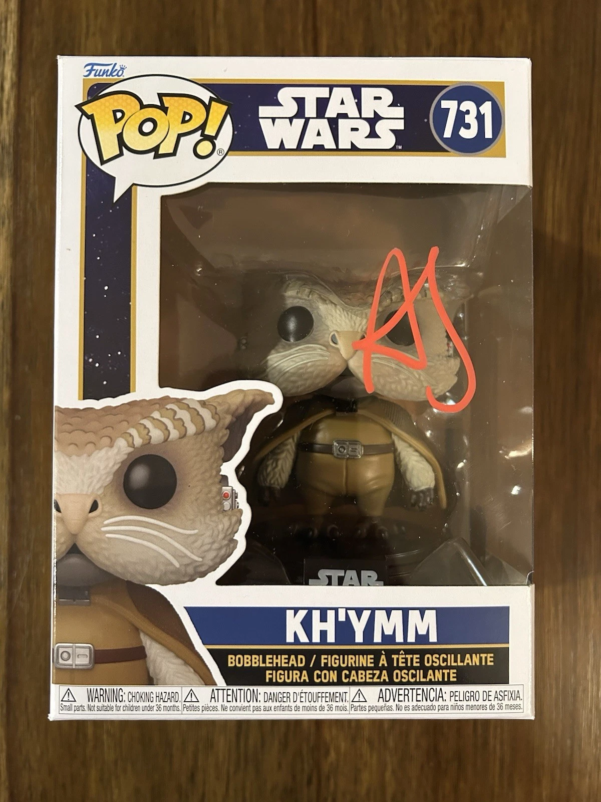 Alia Shawkat ‘Star Wars: Skeleton Crew’ Signed Funko Pop ‘Kh’ymm’ Beckett
