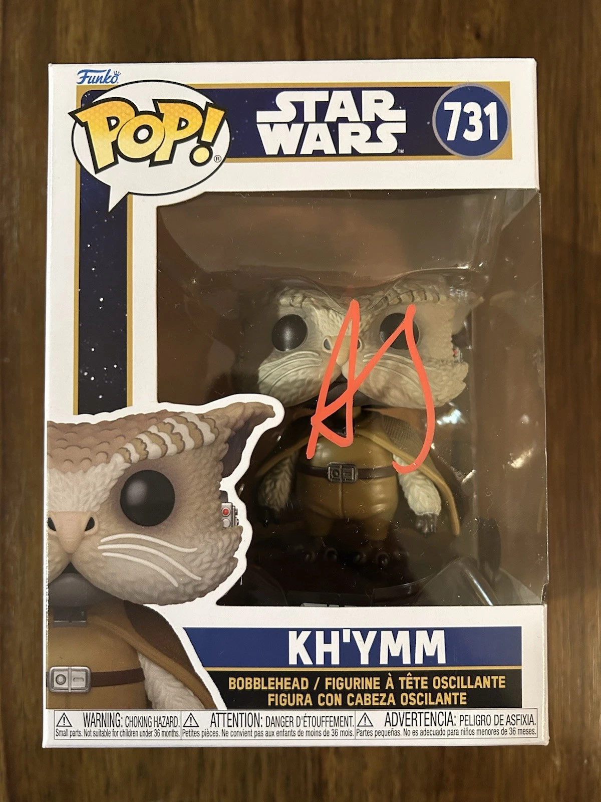 Alia Shawkat ‘Star Wars: Skeleton Crew’ Signed Funko Pop ‘Kh’ymm’ Beckett