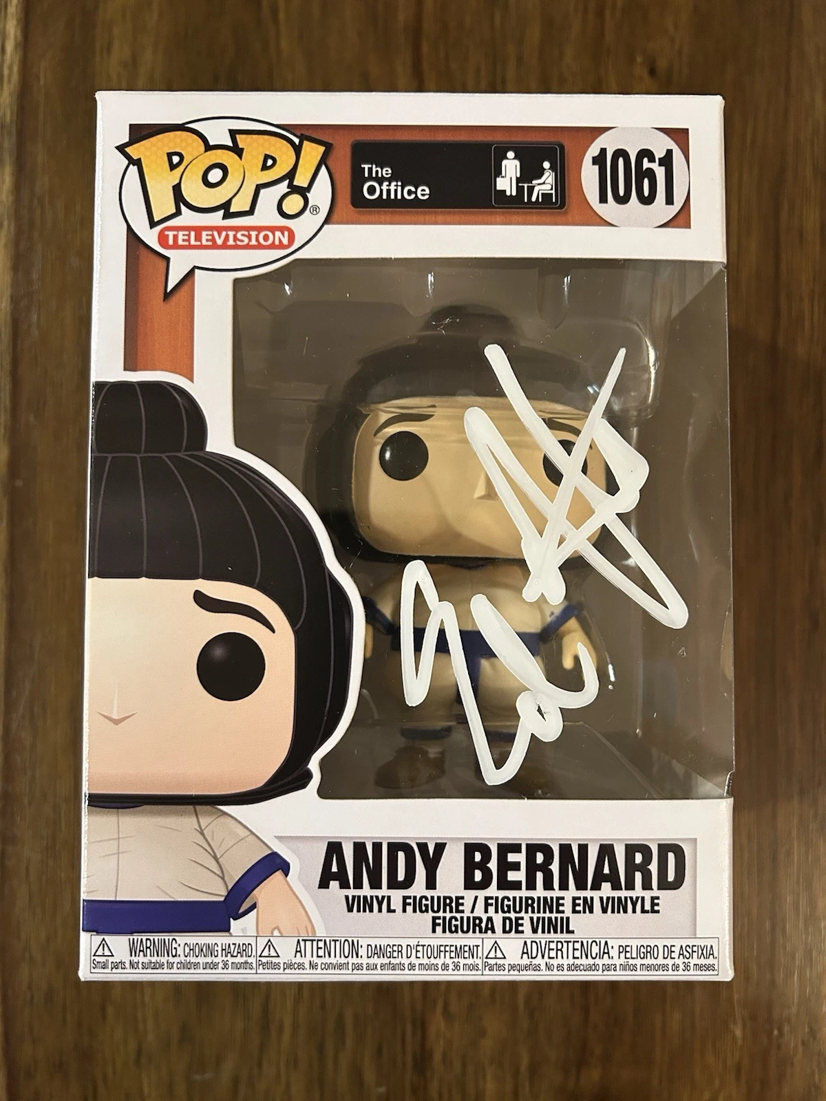 Ed Helms ‘The Office’ Signed Autographed ‘Andy Bernard’ Funko Pop Beckett