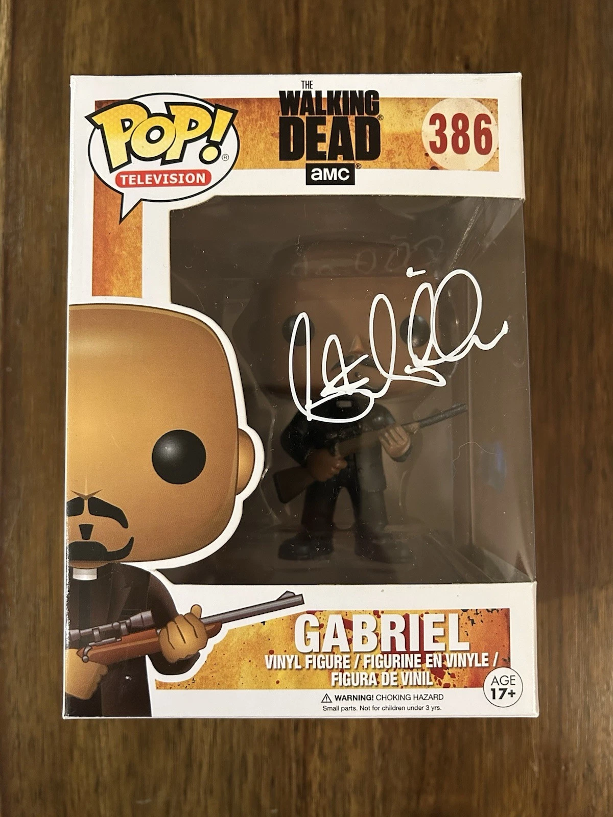 Seth Gilliam ‘The Walking Dead’ Signed ‘Gabriel’ Funko Pop Beckett COA