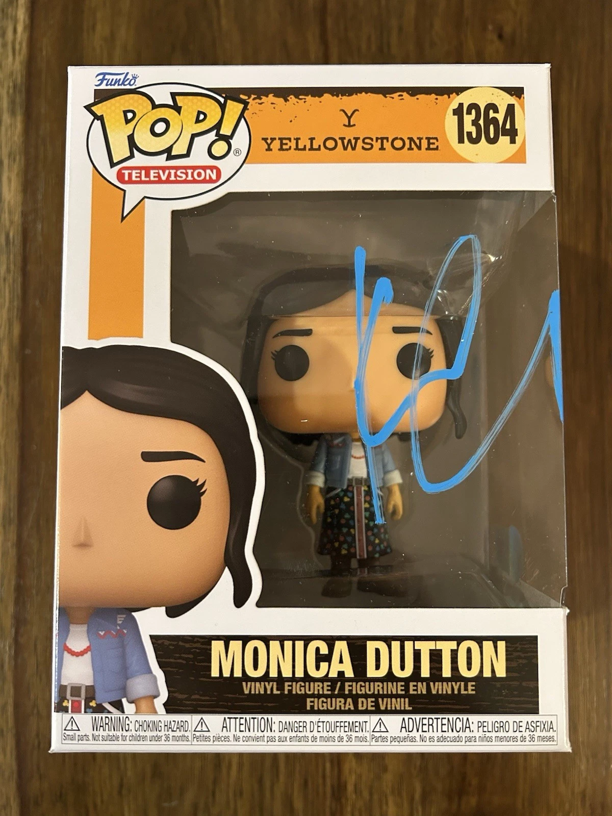 Kelsey Asbille ‘Yellowstone’ Signed Funko Pop #1364 ‘Monica Dutton’ Beckett