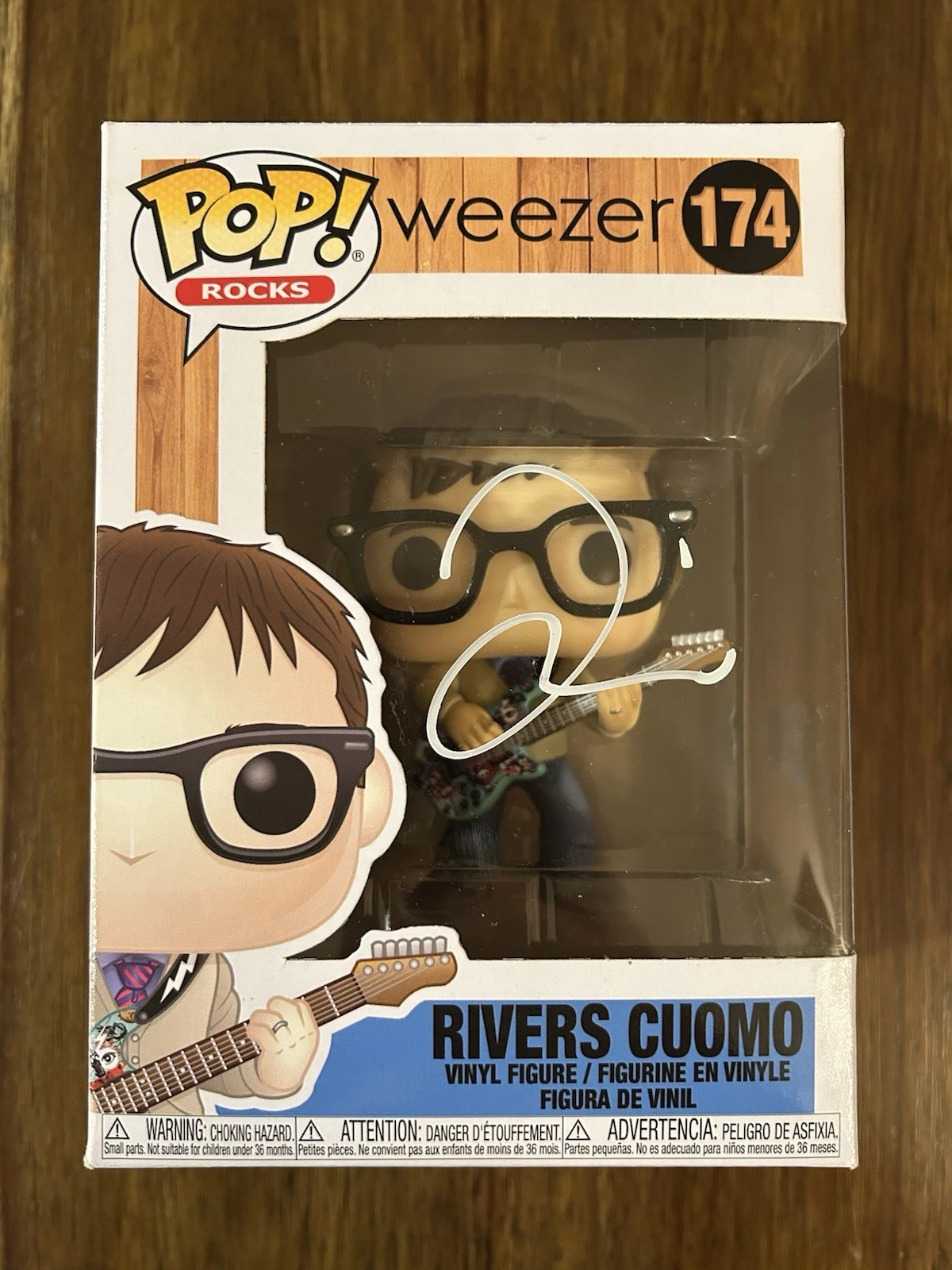 Rivers Cuomo ‘Weezer’ Band Signed Funko Pop Beckett COA Autograph