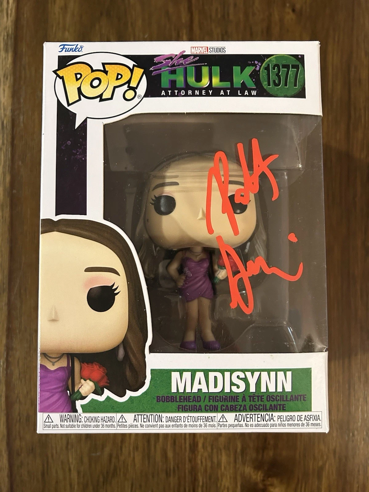 Patty Guggenheim ‘She-Hulk: Attorney at Law’ Signed ‘Madisynn’ Funko Pop Beckett