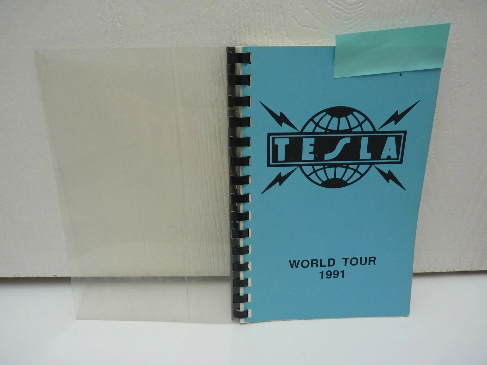 Vintage TESLA Tour Itinerary World Tour 1991 #2