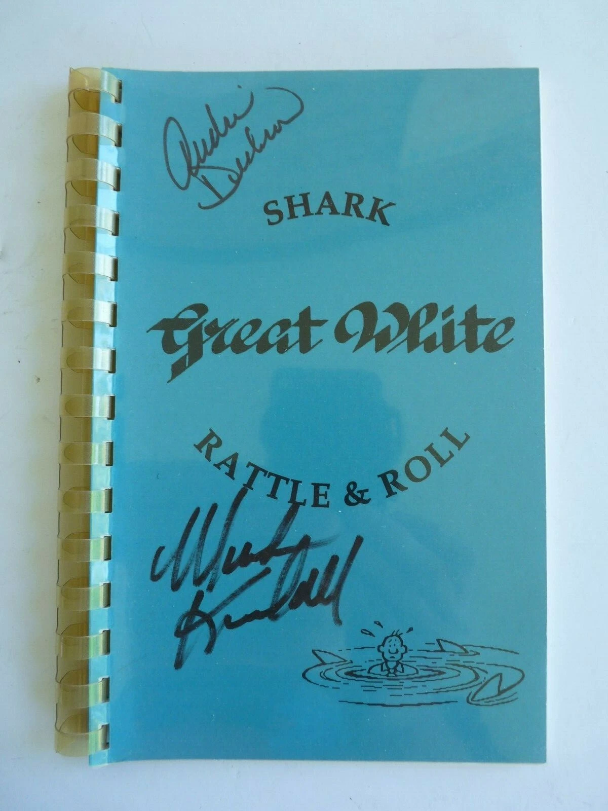Great White 1989 Tour Itinerary Book Signed By Mark  Audie BAS Guarantee #12