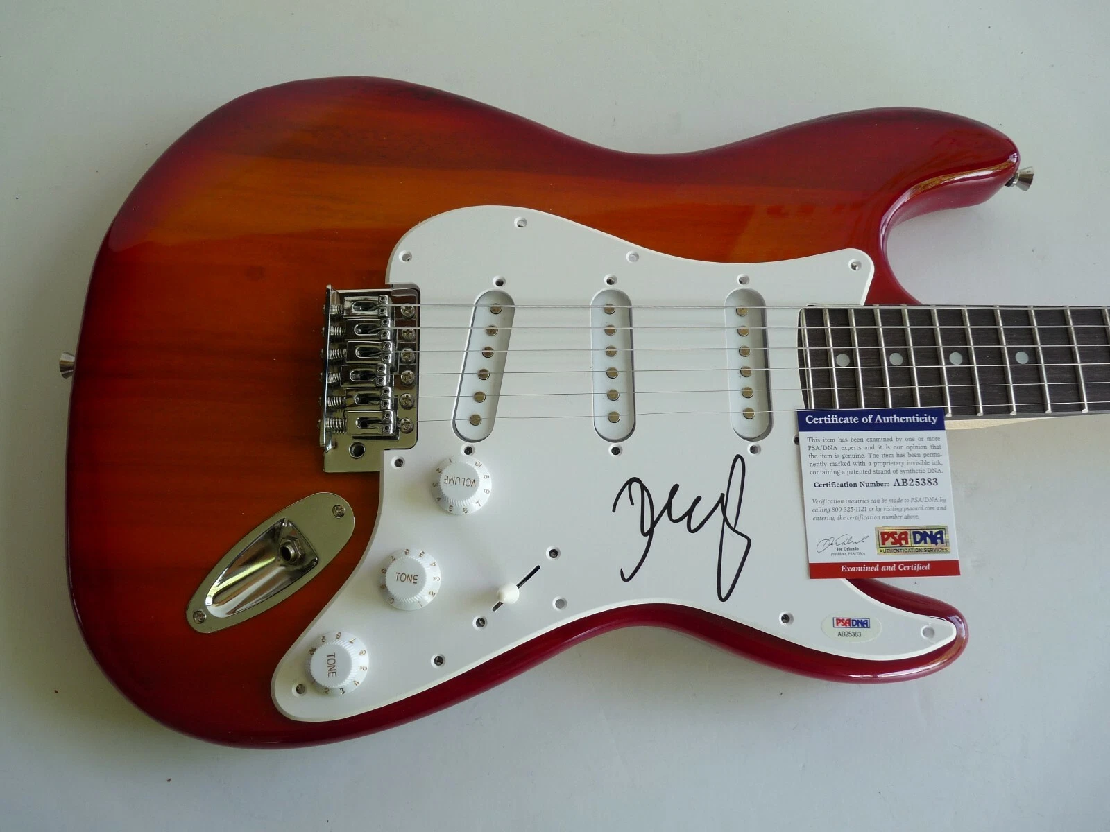 John Cougar Mellencamp Signed Autographed Electric Guitar PSA Certified