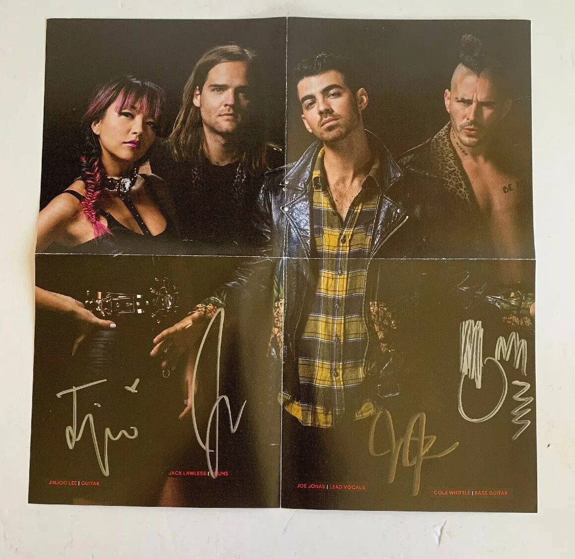 Joe Jonas DNCE Band Signed Autographed CD Mini Poster Guaranteed