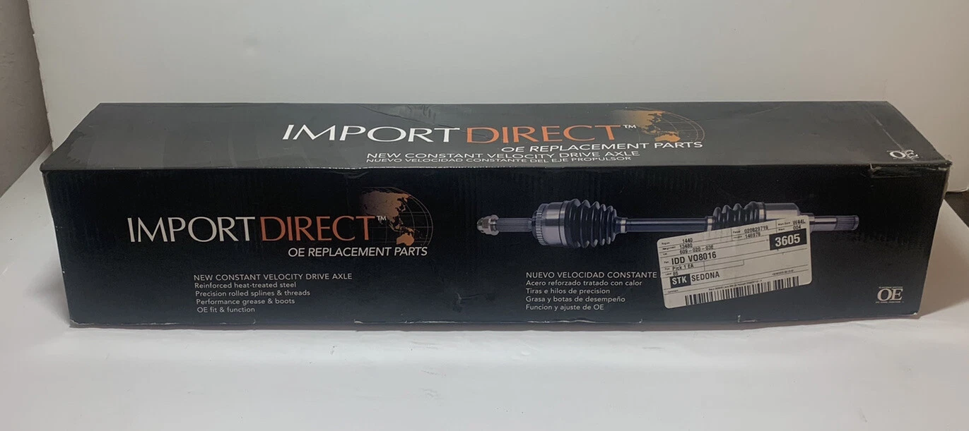 Import Direct CV Axle Assembly Volvo Front Left GSP NEW VO-8016 15471