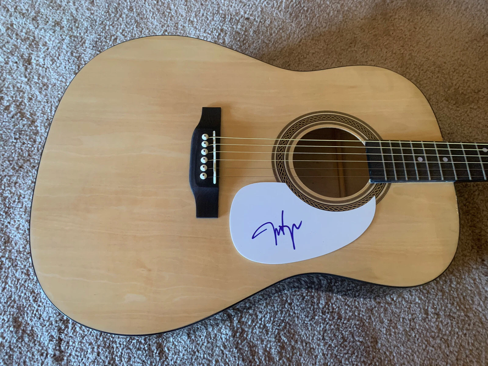 Justin Moore Signed Autographed Acoustic Guitar Guaranteed