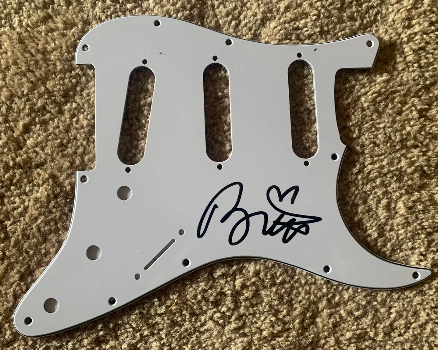 Brittany Howard Autographed Signed Music Guitar Pickguard  BAS Guaranteed