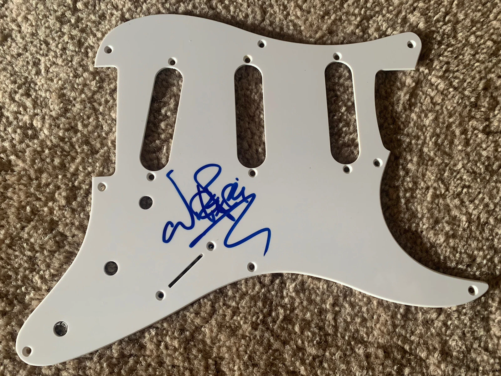Nick Perry Silvertide Autographed Signed Music Guitar Pickguard  Guaranteed