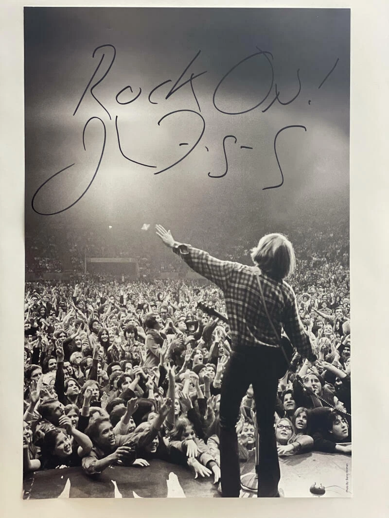 JOHN FOGERTY SIGNED AUTOGRAPH 18X27 CONCERT POSTER - CREEDENCE CLEARWATER JSA