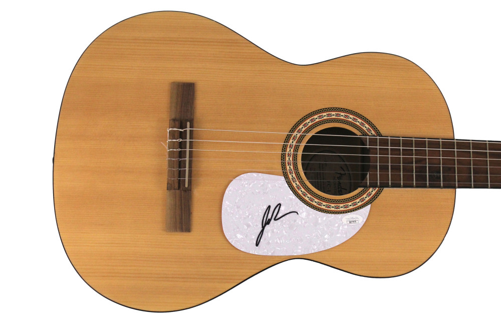 JON PARDI SIGNED AUTOGRAPH FULL FENDER ACOUSTIC GUITAR CALIFORNIA SUNRISE JSA