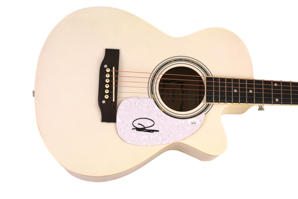 DUSTIN LYNCH SIGNED AUTOGRAPH FULL SIZE ACOUSTIC GUITAR - WHERE IT'S AT W/ JSA