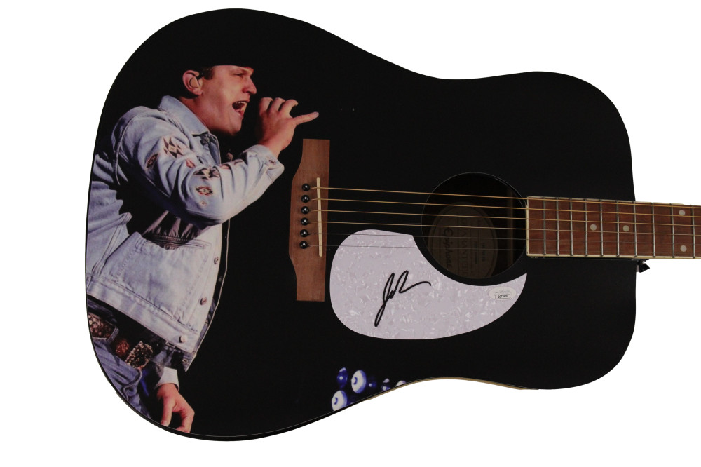 JON PARDI SIGNED AUTOGRAPH CUSTOM GIBSON EPIPHONE GUITAR COUNTRY MUSIC STAR JSA
