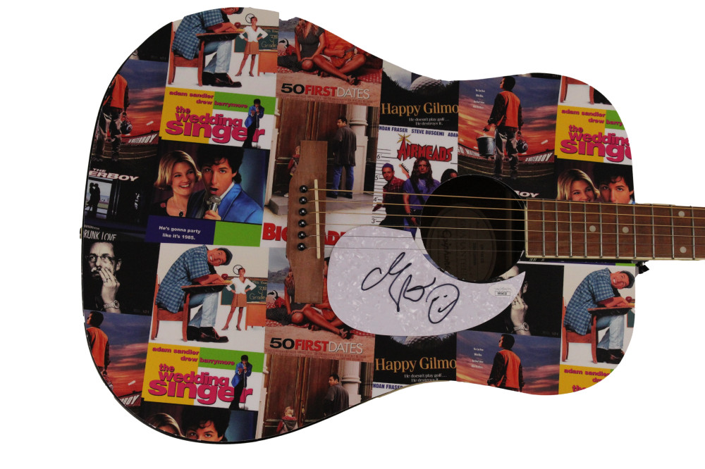 ADAM SANDLER SIGNED AUTOGRAPH CUSTOM GIBSON EPIPHONE GUITAR BILLY MADISON W/ JSA