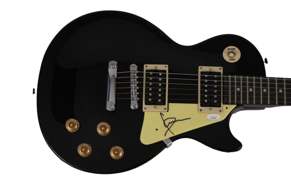 JULIAN CASABLANCAS SIGNED AUTOGRAPH GIBSON EPIPHONE LES PAUL GUITAR STROKES PSA