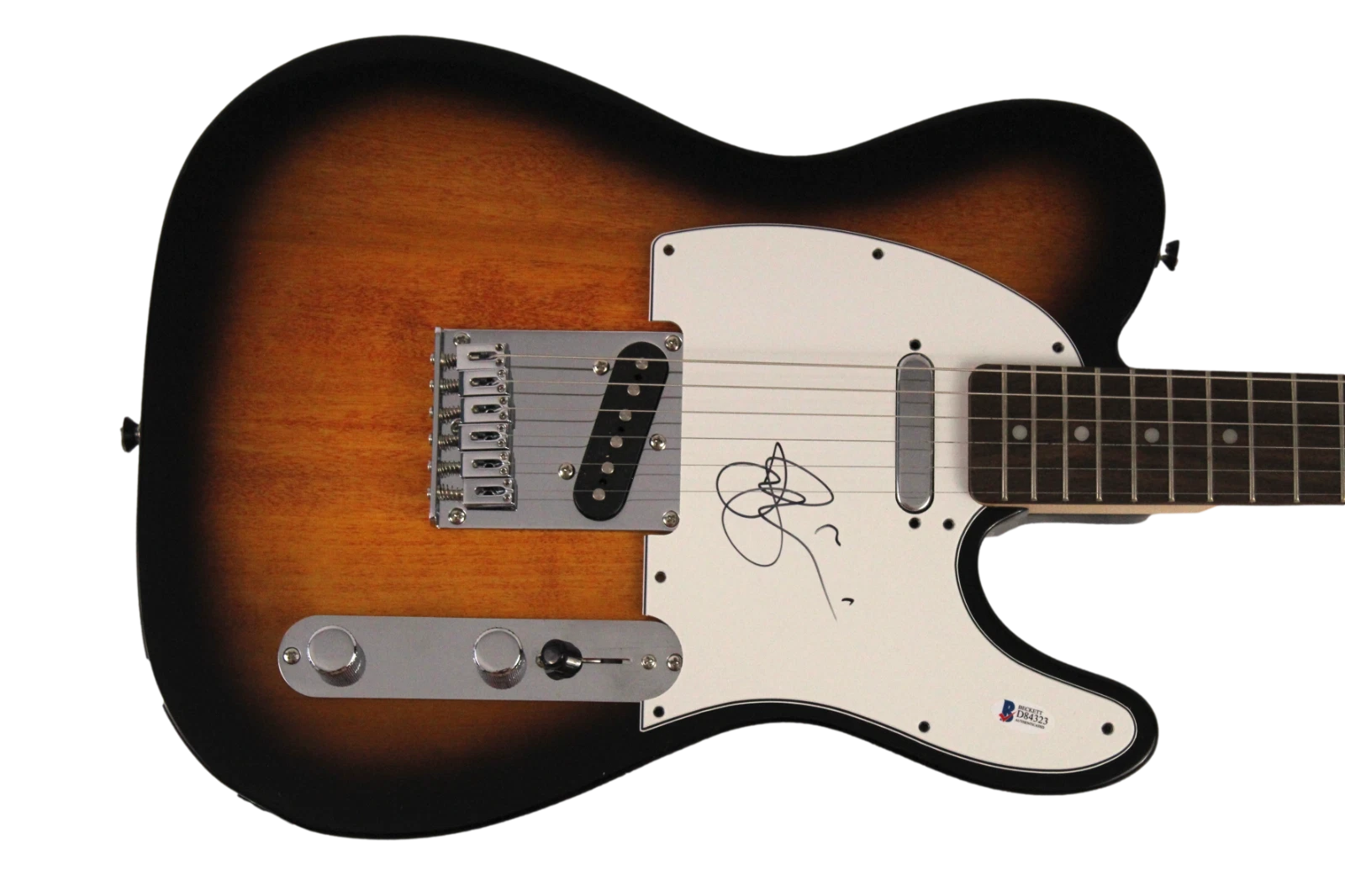 JOE SATRIANI SIGNED AUTOGRAPH FENDER TELECASTER ELECTRIC GUITAR CHICKENFOOT BAS