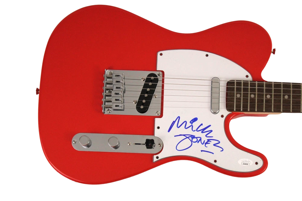 MICK JONES SIGNED AUTOGRAPH FENDER TELECASTER ELECTRIC GUITAR - THE CLASH JSA