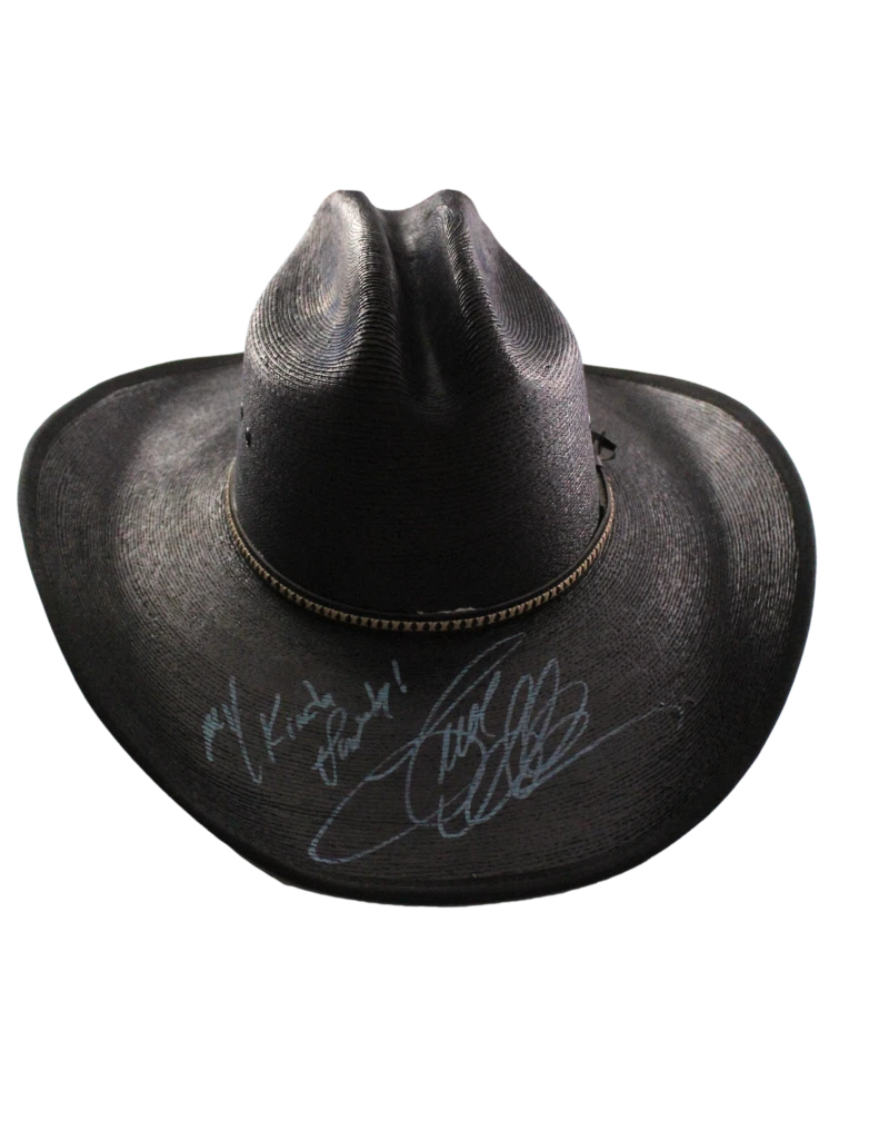 JASON ALDEAN SIGNED AUTOGRAPH LE COLLECTION COWBOY HAT 