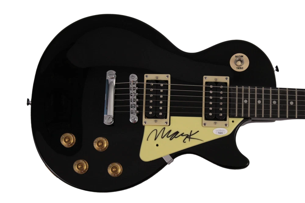 MARK MOTHERSBAUGH SIGNED AUTOGRAPH GIBSON EPIPHONE LES PAUL GUITAR - DEVO W/ JSA