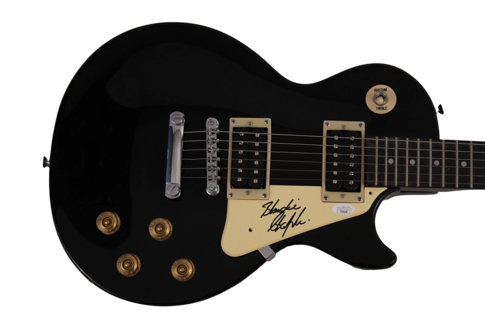 BLONDIE CHAPLIN SIGNED AUTOGRAPH GIBSON EPIPHONE LES PAUL GUITAR BEACH BOYS JSA